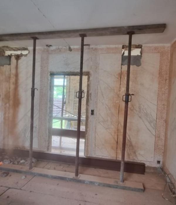 Ouverture d'une baie